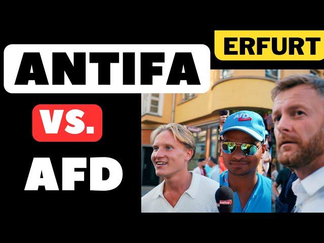 Ich befrage AfD Wähler und Gegendemonstranten in Thüringen | Landtagswahlen