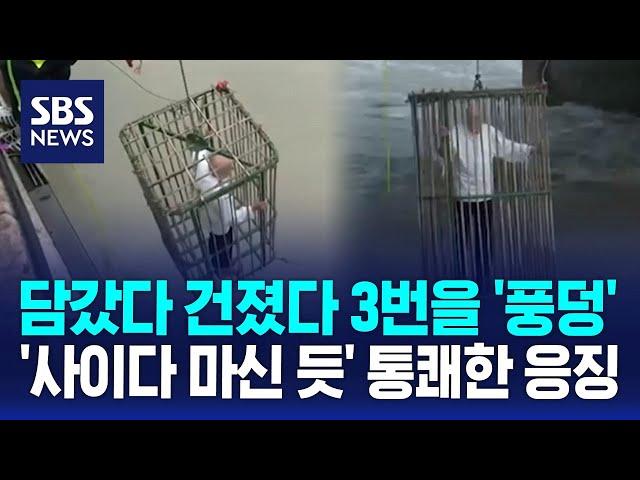 최악의 인물은 차디찬 강물 입수?…"연말 시상식보다 낫네" / SBS / 오클릭