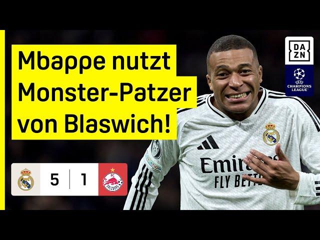Königliches Sturmtrio schießt Salzburg ab: Real Madrid - Salzburg | UEFA Champions League | DAZN