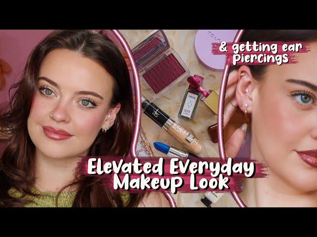 Elevated EVERYDAY makeup look + Getting piercings done!!  | Julia Adams