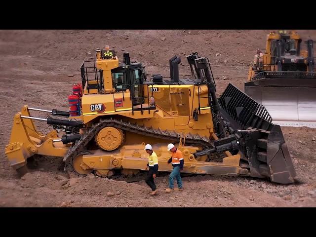 Cat D11 Dozer in Action.