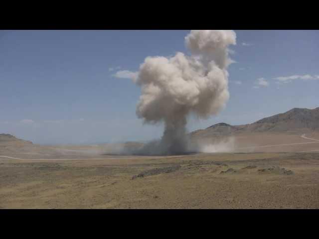 Huge Explosion and Shockwave