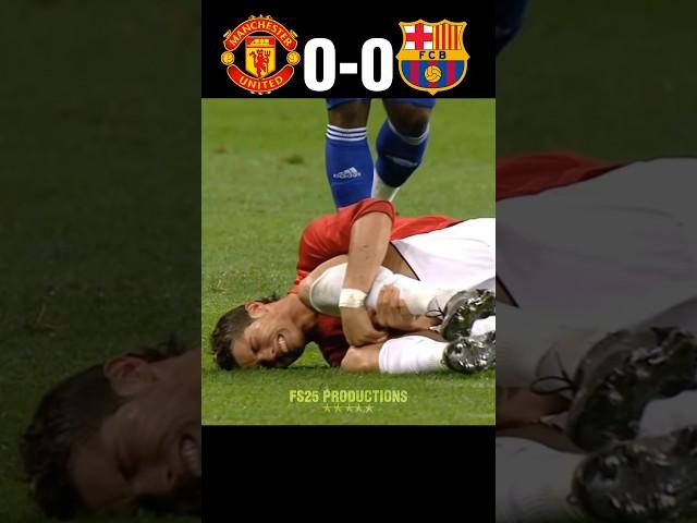 Ronaldo Showed Lionel Messi who is the Boss | Man United vs Barcelona Imaginary #football #ronaldo