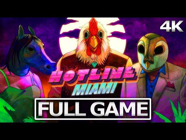 HOTLINE MIAMI Full Gameplay Walkthrough / No Commentary【FULL GAME】4K 60FPS Ultra HD