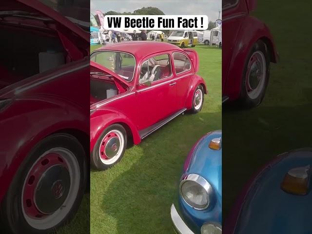 VW Beetle Fun Fact #VWFarm #shorts #VW #Beetle #bug #classic #carshow chassis design fact