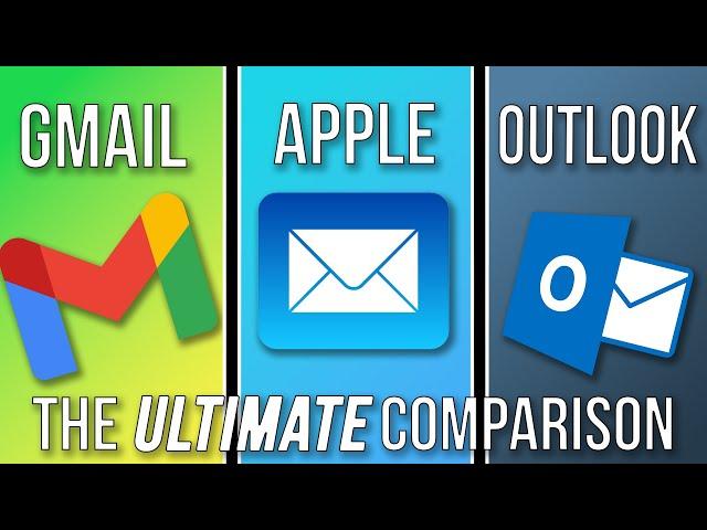 Best Email App in 2024?? Gmail vs. Apple Mail vs. Outlook