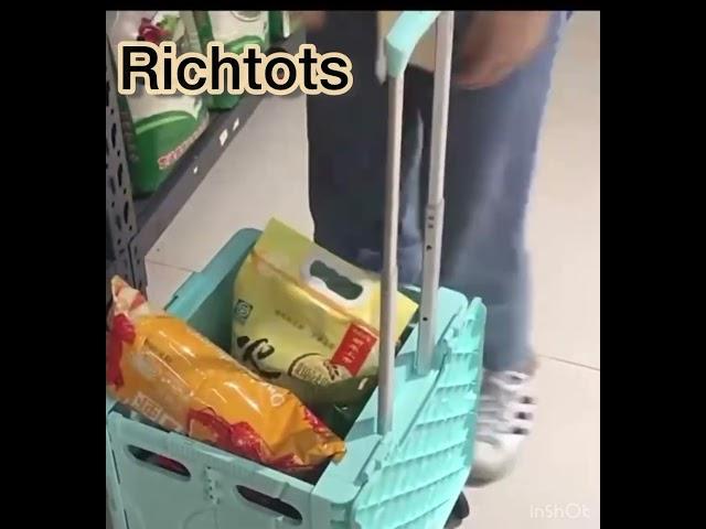 Foldable Utility Shopping Trolley Richtots Follow Richtots In Instagram For New Toys
