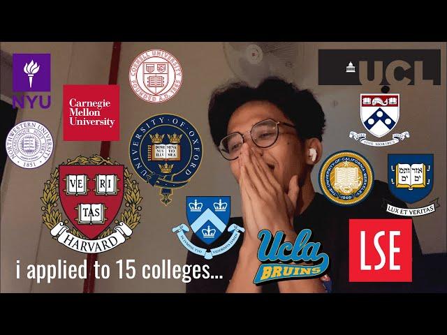 COLLEGE DECISION REACTIONS 2024 | Ivies, UCs, UCAS, and more! | International Student from Malaysia