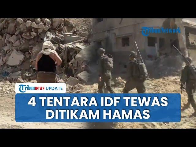 Single Fighter! Detik-detik Al-Qassam Rebut Senjata Israel lalu 4 Tentara IDF Ditikam hingga Tewas