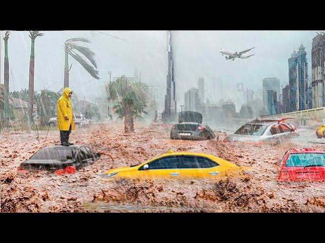 Mass Evacuation in Dubai! Flash Flooding Destroys UAE, World is Shocked