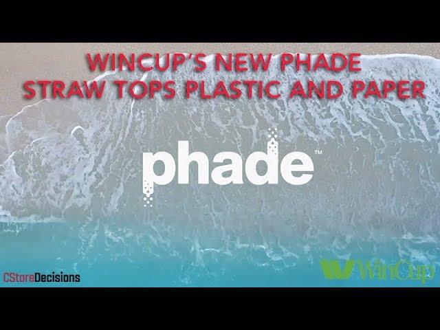 WinCup’s New Phade Straw Tops Plastic and Paper