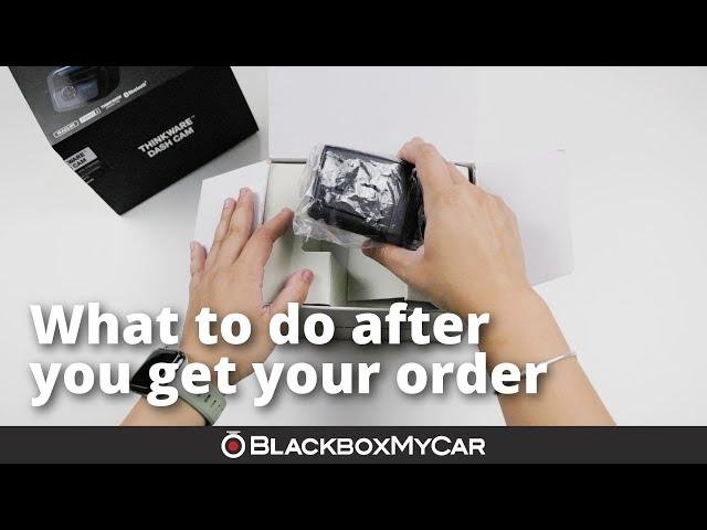 What to do after you've received your Dash Cam? | Unboxing | BlackboxMyCar