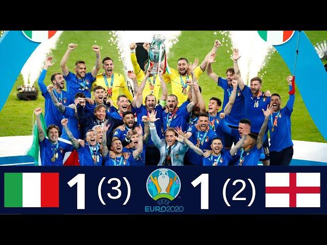 England 1 (2) x 1 (3) Italy ■ EURO Final -2020 | Extended Highlight & Goals