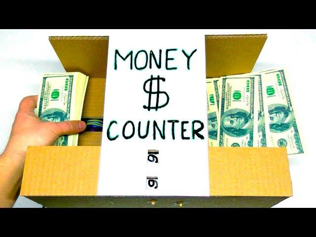  HOW TO MAKE MONEY COUNTER MACHINE from CARDBOARD | MAD HANDMADE