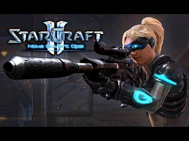 Фильм "Starcraft 2: Nova Covert Ops" (Нова: Незримая Война) (полный игрофильм) [60fps, 1080p]