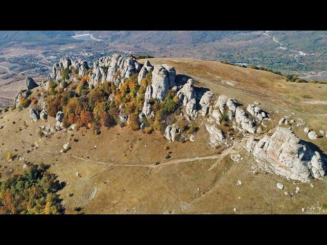 A mountain worthy of an Avatar 4K Flying over Amazing Demerdzhi Mountain ~ Nature Relaxation Part 2