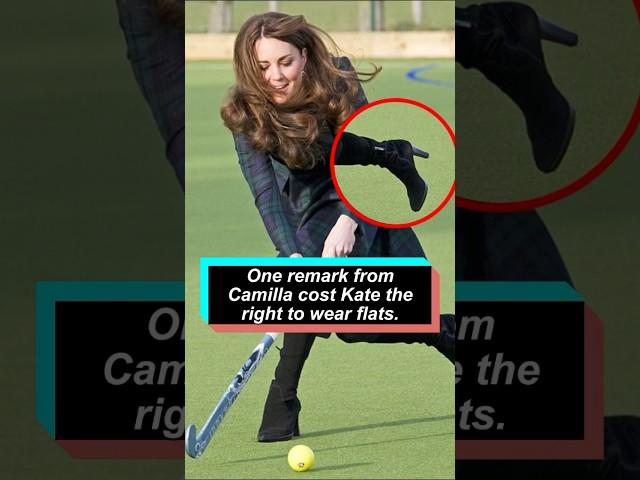 One remark from Camilla cost Kate the right to wear flats. #royal #celebrity #princesskate