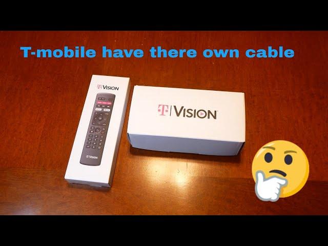 T-mobile TV TVision Unboxing