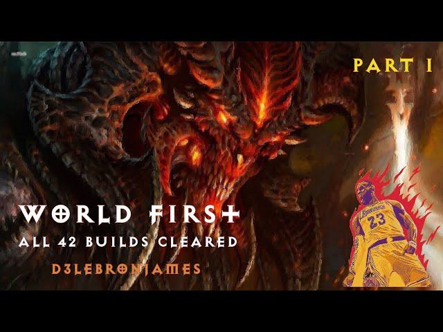 D3LEBRONJAMES Part 1 / Diablo3 World first Achievement / Solo 150 on all 42 sets