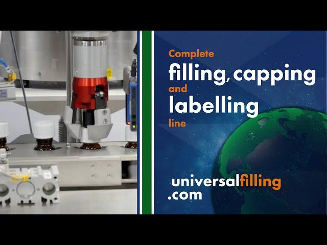 Bottle Filling, Capping & Labelling Machine - Universal Filling Machine Company - 2022