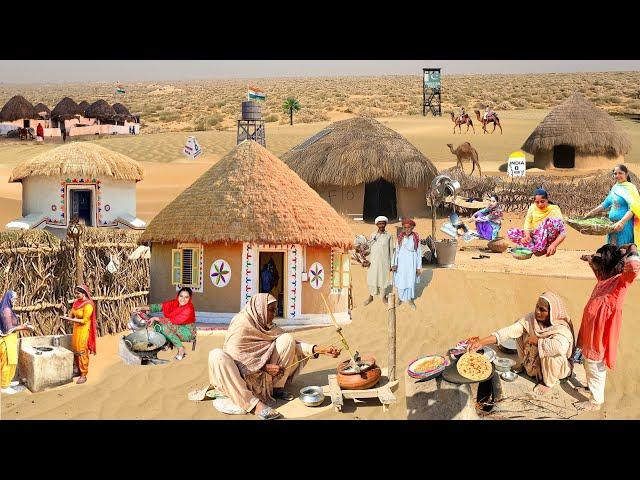 Ancient Desert Village Life Pakistan at Border | Desert Village Food | Stunning Punjab