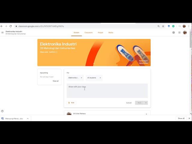 Ringkasan Pengenalan Fitur Google Classroom