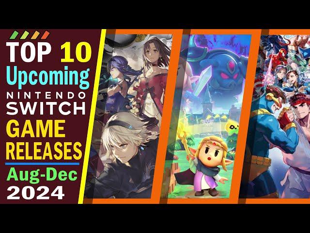 Top 10 Upcoming Nintendo Switch Game Releases | Aug-Dec 2024 Edition