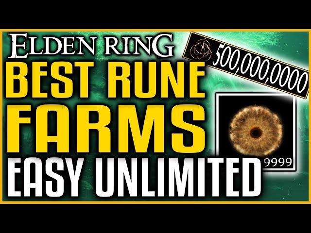 EASY MILLIONS OF RUNES PER MINUTE - Elden Ring Best 2 Rune Farms To Do Now - Elden Ring Rune Glitch