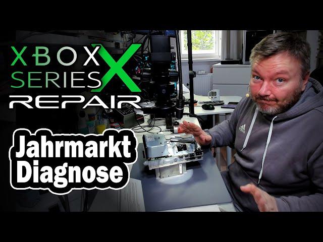 XBOX Series X Repair | Techniker stellt Jahrmarkt Diagnose, schauen wir einmal | PCB Solder Berlin