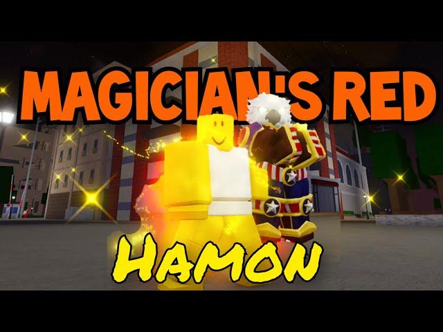 [YBA] Magician's Red And Hamon Deals So Much Damage 