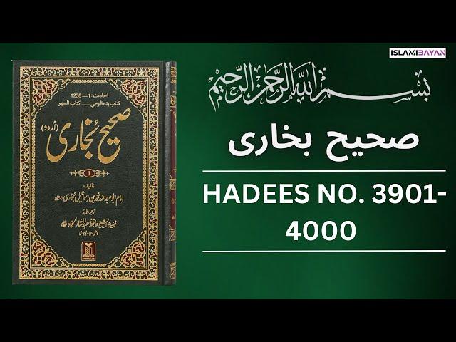 Sahih Bukhari Hadees No. 3900 To 4000 | Hadees in Urdu | Sahih Bukhari Hadees