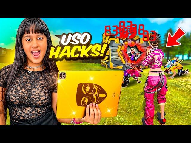 ANGI FIRE USA HACK EN FREE FIRE  COMPRA UN IPAD Y NO CREERAS LO QUE HIZO!