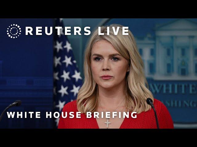 LIVE: White House briefing as Trump weighs US military action against Iran