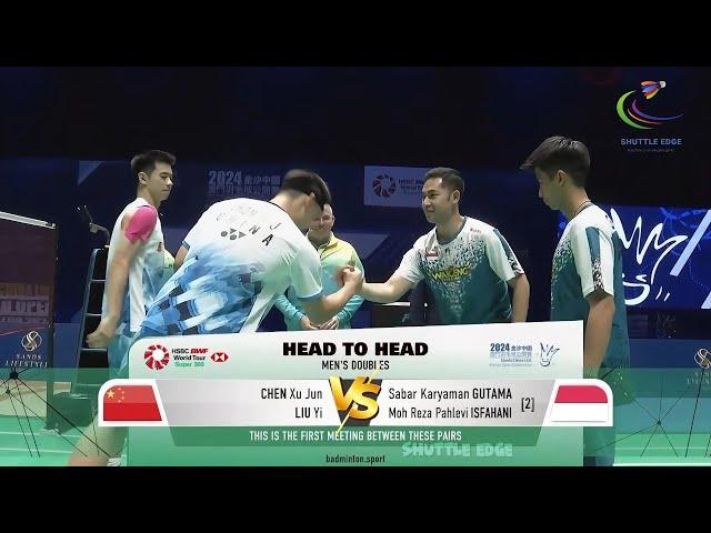 FINAL | Chen/Liu (CHN) vs Gutama/Isfahani (INA) | Macau Open Badminton 2024