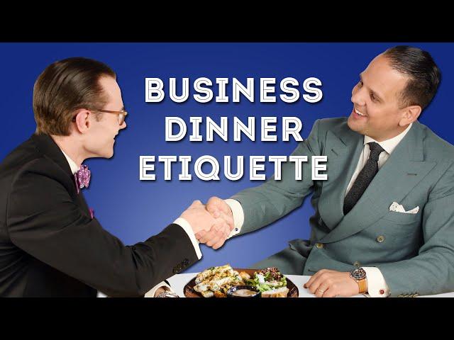 Business Dinner Etiquette: Proper Manners for Dining with Clients