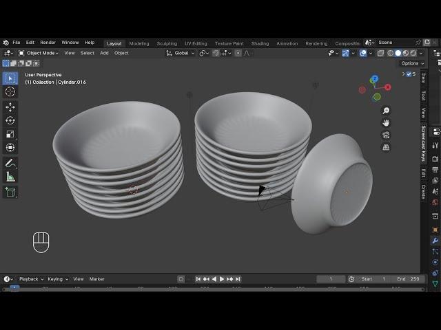 Tutorial basic 3D Blender pemula | membuat piring