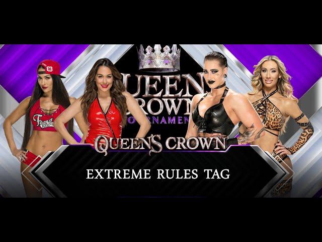 WWE LIVE - NIKKI OR BRIE BELLA vs REHA RIPLEY OR CHARMELLA WWE RAW FIGHT