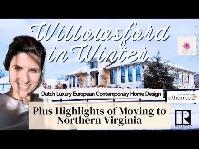 First Video of 2025! Willowsford neighborhood in winter * plus Highlights of Moving to Northern VA