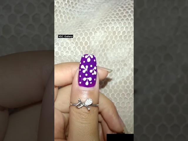 cute Nailart #notoolnailart #nailartusingsafetypin #nailartwithouttools