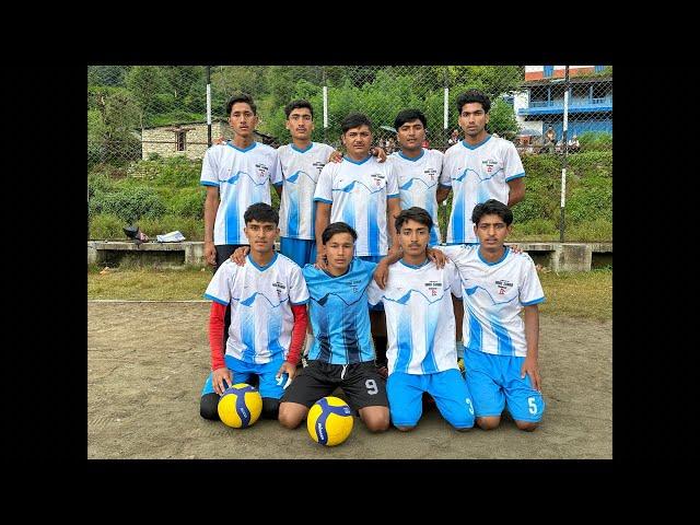 Volleyball Match Seven Brothers VS Radha Krishna Samudaik Club Team gauswara Myagdi 12 Bhadra २०८१