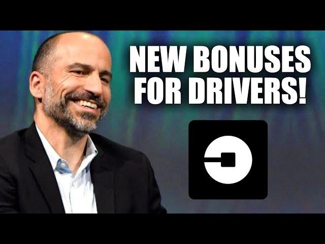 Uber Launches New Bonuses For Drivers!