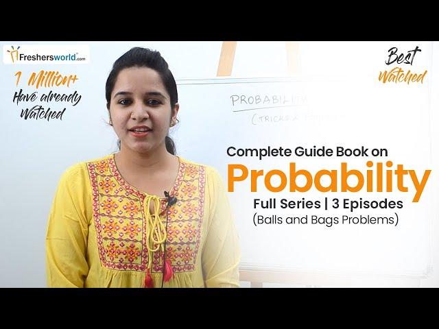 Aptitude Made Easy   Probability Full Series - Learn maths #StayHome