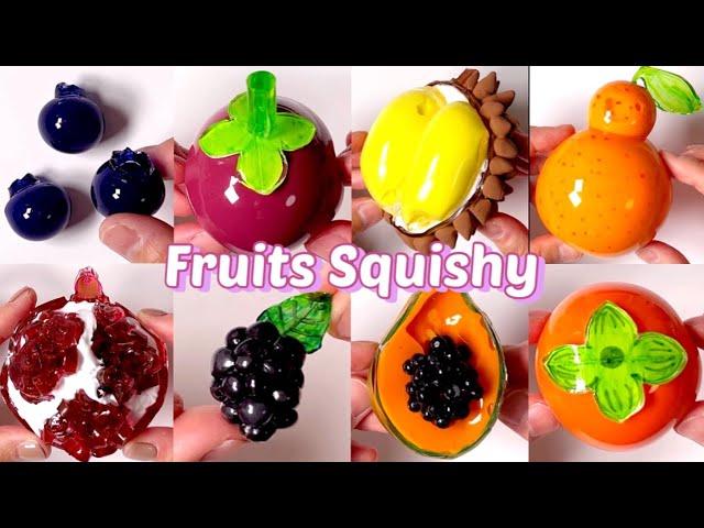 DIY Fruits 🫐 Squishy with Nano Tape Series! Part3