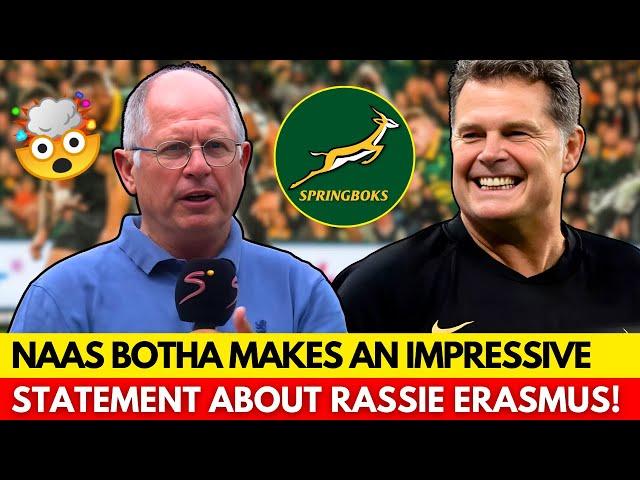 UNBELIEVABLE WHAT THE SPRINGBOKS LEGEND REVEALED ABOUT RASSIE ERASMUS! | SPRINGBOKS NEWS