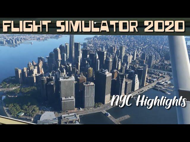 Fly Over New York City in Microsoft Flight Simulator! Amazing Manhattan views!