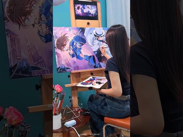 Detective Conan drawing art painting  anime drawing art #anime #penting #art #drawing