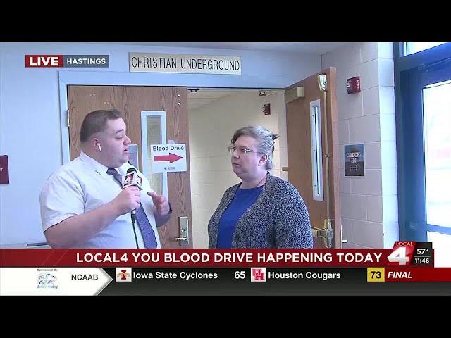 Local4 hosts Local4 You Blood Drive in Grand Island, Hastings and Kearney