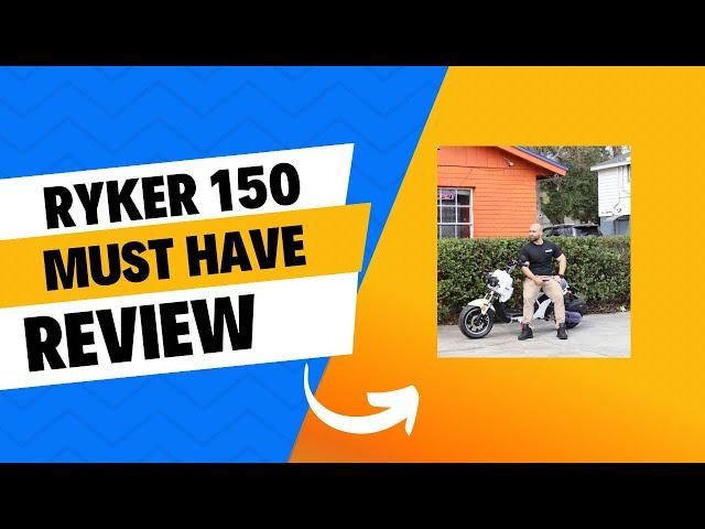 Ryker 150cc Scooter Review - Must Have This Model | Wild Hogs Scooters Winter Garden, Florida Dealer