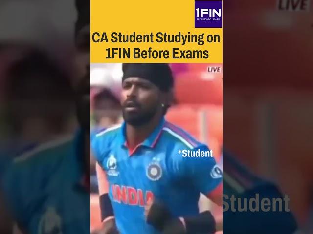1FIN Students Before and After Exams!