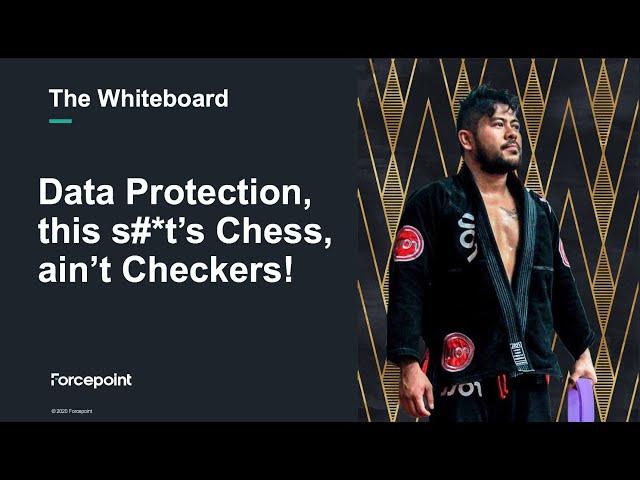 Data Protection, this s%*t's Chess, ain't Checkers